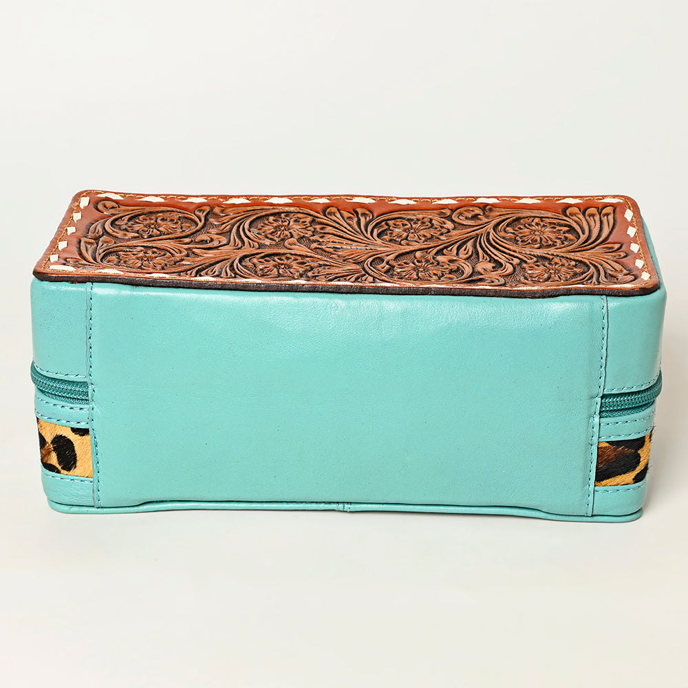American Darling Hand Tooled Hair On Genuine Leather Women Bag Western Handbag Purse