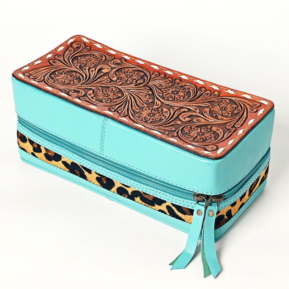 American Darling Hand Tooled Hair On Genuine Leather Women Bag Western Handbag Purse