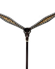 Floral Horse Western Leather Breast Collar & Headstall Comfytack by Hilason