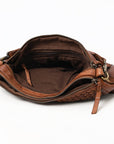 Never Mind NMBGM161A Hobo Vintage Handmade Genuine Cowhide Leather Women Bag Western Handbag Purse