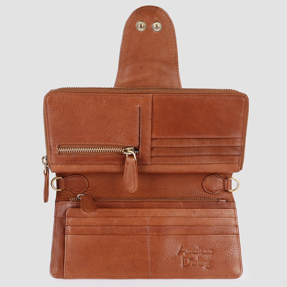 American Darling WALLET Genuine Leather women bag western handbag purse