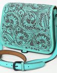 American Darling Hand Tooled Genuine Leather Women Bag Western Handbag Purse