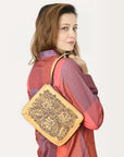 American Darling Hand Tooled Genuine Leather Women Bag Western Handbag Purse