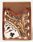 OHLAY OHCCG102B Card-Holder Hand Tooled Genuine Leather women bag western handbag purse