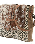 OHLAY OHV110 HOBO Upcycled Wool Upcycled Canvas Hair-on Genuine Leather women bag western handbag purse