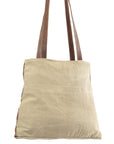 OHLAY OHV111 HOBO Hand Tooled Upcycled Canvas  Genuine Leather women bag western handbag purse