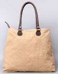 OHLAY OHV128 HOBO Upcycled Canvas Hair-on Genuine Leather women bag western handbag purse