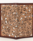 OHLAY WALLET Hand Tooled  Genuine Leather women bag western handbag purse