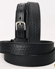 HILASON Western Genuine Leather Belt for Men Women Cowboy Cowgirl Handmade Unisex Full Grain Heavy Duty Tooled Belt for Jeans