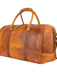 Ohlay Bags OHM101A Duffel Hand Tooled Genuine Leather Women Bag Western Handbag Purse