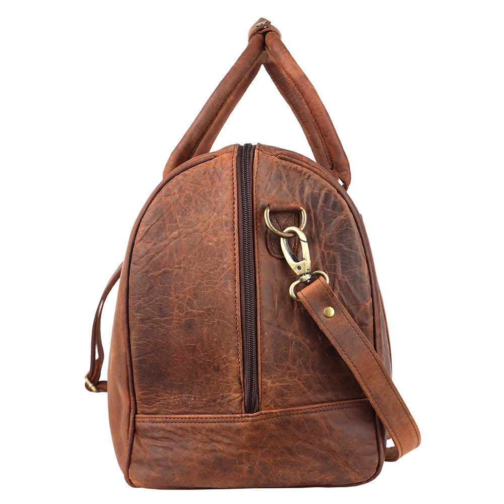 Ohlay Bags OHM101B Duffel Hand Tooled Genuine Leather Women Bag Western Handbag Purse