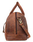 Ohlay Bags OHM101B Duffel Hand Tooled Genuine Leather Women Bag Western Handbag Purse