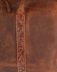 Ohlay Bags OHM101B Duffel Hand Tooled Genuine Leather Women Bag Western Handbag Purse
