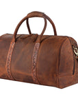 Ohlay Bags OHM101B Duffel Hand Tooled Genuine Leather Women Bag Western Handbag Purse