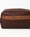 OHLAY TOILETRY Hand Tooled  Genuine Leather women bag western handbag purse