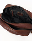 OHLAY TOILETRY Hand Tooled  Genuine Leather women bag western handbag purse