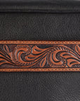 OHLAY TOILETRY Hand Tooled  Genuine Leather women bag western handbag purse