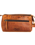 Ohlay Bags OHM111B Toiletry Hand Tooled Genuine Leather Women Bag Western Handbag Purse