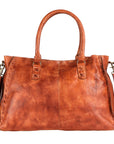 Never Mind Nmbgm125B Tote Vintage Handmade Genuine Cowhide Leather Women Bag Western Handbag Purse