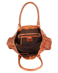 Never Mind Nmbgm125B Tote Vintage Handmade Genuine Cowhide Leather Women Bag Western Handbag Purse