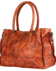 Never Mind Nmbgm125B Tote Vintage Handmade Genuine Cowhide Leather Women Bag Western Handbag Purse