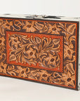 ADBGA460 American Darling Hand Tooled Hair On Genuine Leather Women Bag Western Handbag Purse