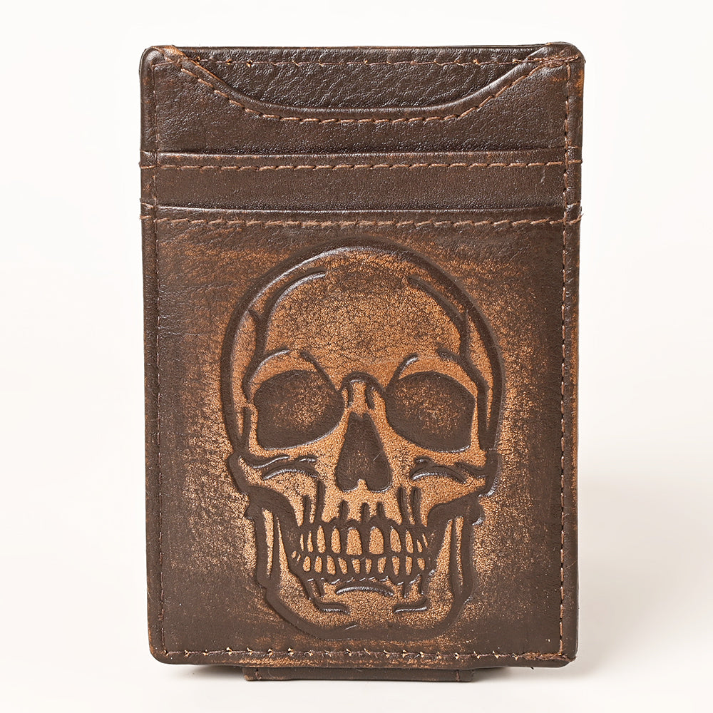 AMERICAN TANNER Genuine Leather Card Holder Wallet For Men &amp; Women H4.1 X W3