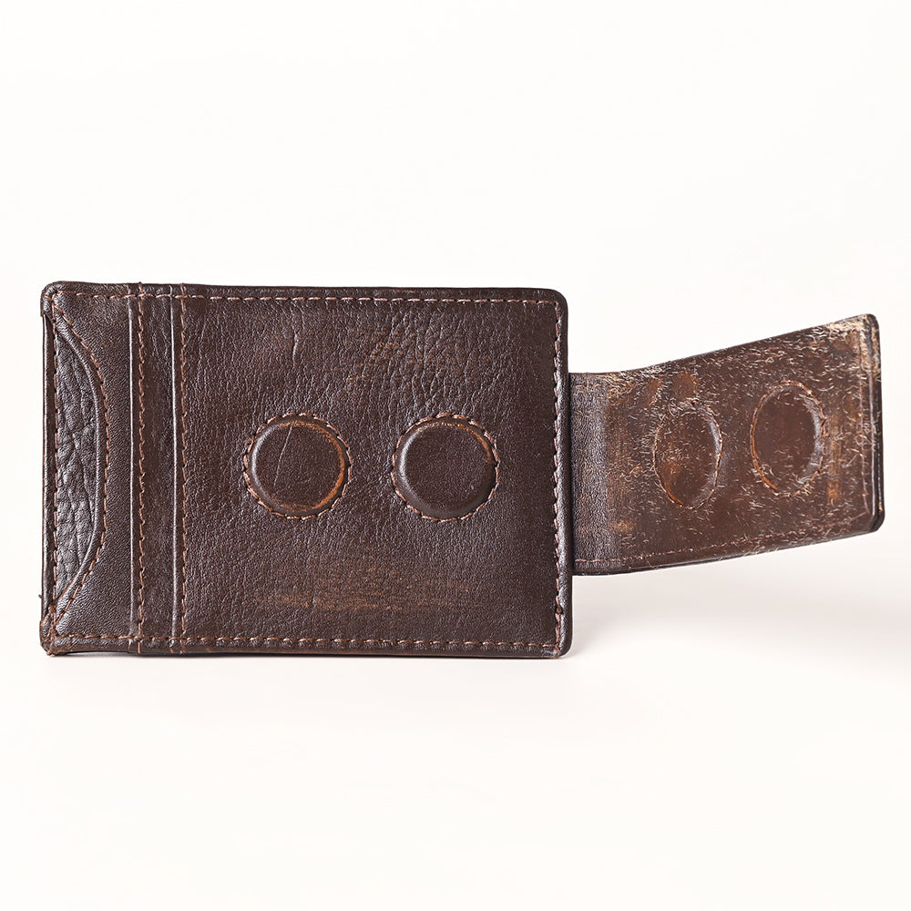 AMERICAN TANNER Genuine Leather Card Holder Wallet For Men &amp; Women H4.1 X W3