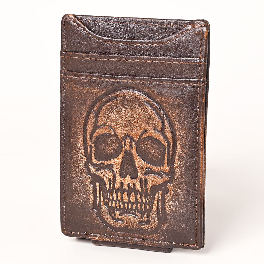 AMERICAN TANNER Genuine Leather Card Holder Wallet For Men &amp; Women H4.1 X W3