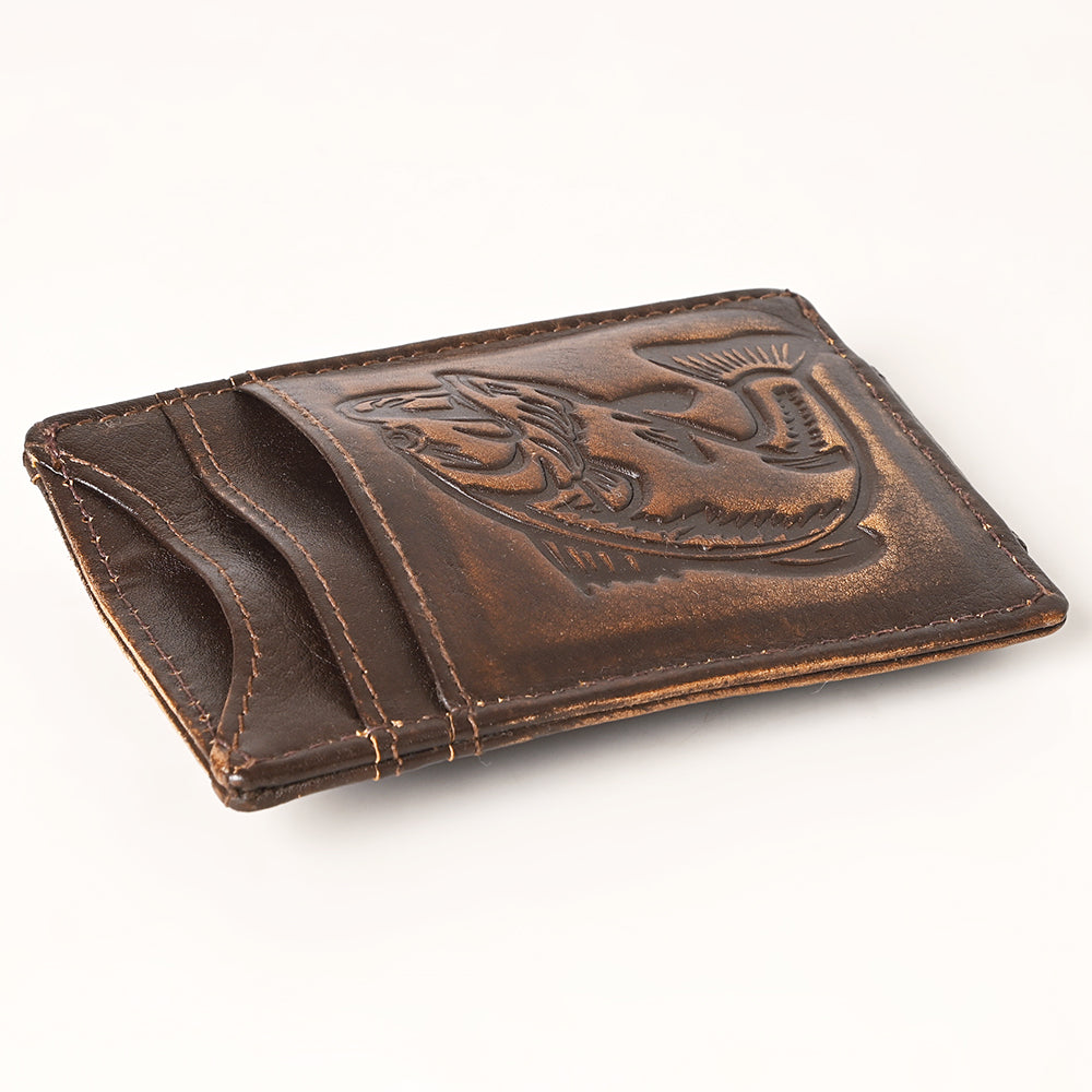 AMERICAN TANNER Genuine Leather Card Holder Wallet For Men &amp; Women H4.1 X W3