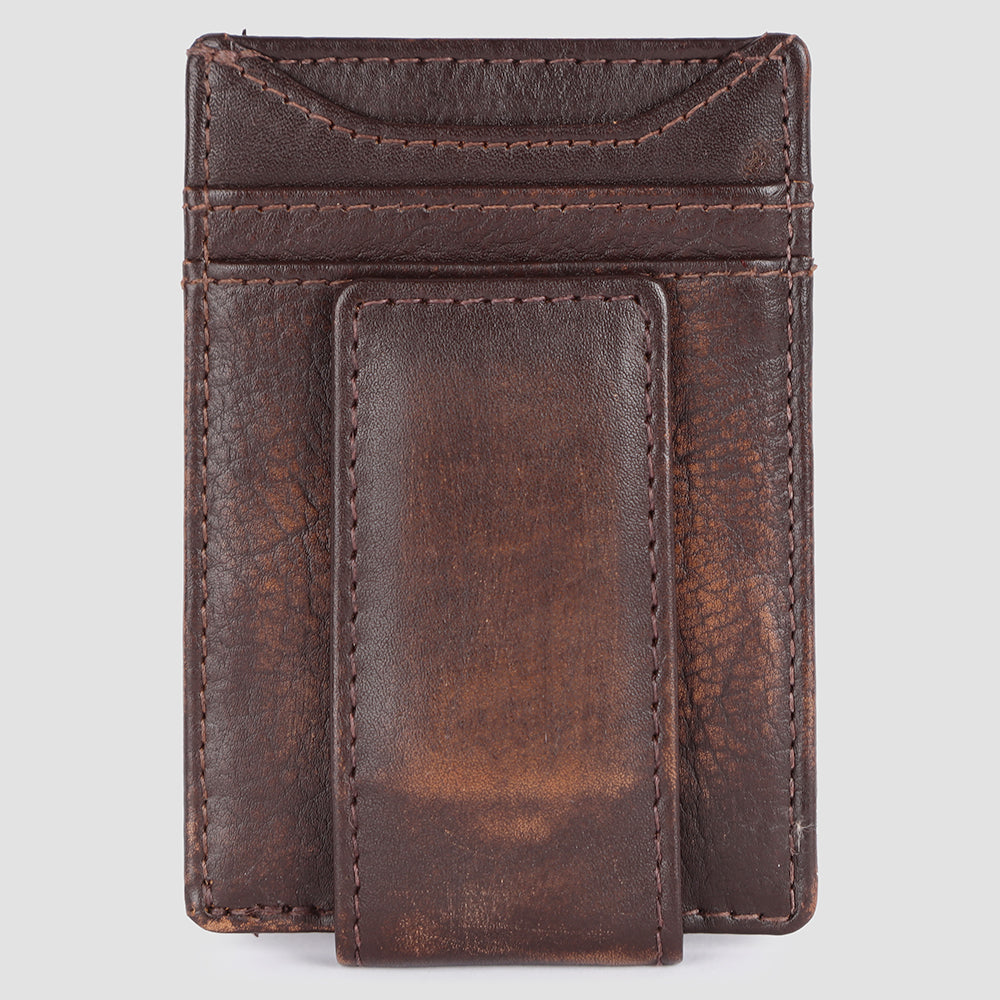 AMERICAN TANNER Genuine Leather Card Holder Wallet For Men &amp; Women H4.1 X W3