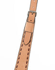HILASON Western Genuine Leather Horse U Shaped Breast Collar Oiled Tan