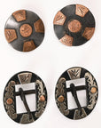 Hilason Western German Silver Hand Engraved Horse Tack Set Buckle Concho