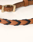 8 Feet Hilason Western Horse American Leather Laced Barrel Roper Reins Brown