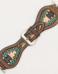 American Darling Beautifully Hand Tooled Genuine American Leather I watch Strap Men and Women Unisex