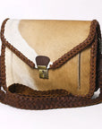 American Darling ADBGM345A Hair On Genuine Leather women bag western handbag purse