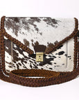 American Darling ADBGM345B Hair-On Genuine Leather Women Bag Western Handbag Purse