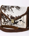 American Darling ADBGM345B Hair-On Genuine Leather Women Bag Western Handbag Purse