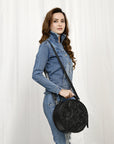 American Darling Canteen Hand Tooled Genuine Leather women bag western handbag purse
