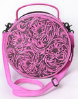 American Darling Canteen Hand Tooled Genuine Leather women bag western handbag purse