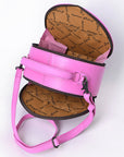 American Darling Canteen Hand Tooled Genuine Leather women bag western handbag purse