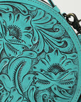 American Darling Canteen Hand Tooled Genuine Leather women bag western handbag purse
