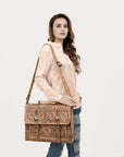 American Darling ADBG1307 Hand Tooled Genuine Leather Women Bag Western Handbag Purse