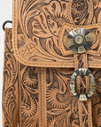 American Darling ADBG1307 Hand Tooled Genuine Leather Women Bag Western Handbag Purse
