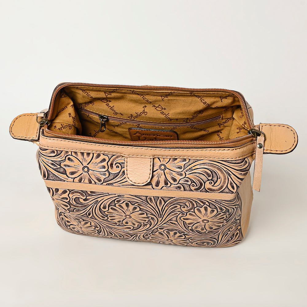 American Darling ADBG1312 Hand Tooled Genuine Leather Women Bag Western Handbag Purse