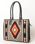 American Darling Saddle Blanket Genuine Leather Women Bag Western Handbag Purse