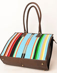American Darling Saddle Blanket Genuine Leather Women Bag Western Handbag Purse