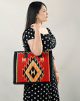 American Darling Saddle Blanket Genuine Leather Women Bag Western Handbag Purse