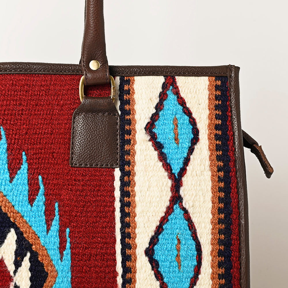American Darling Saddle Blanket Genuine Leather Women Bag Western Handbag Purse