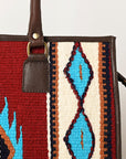 American Darling Saddle Blanket Genuine Leather Women Bag Western Handbag Purse